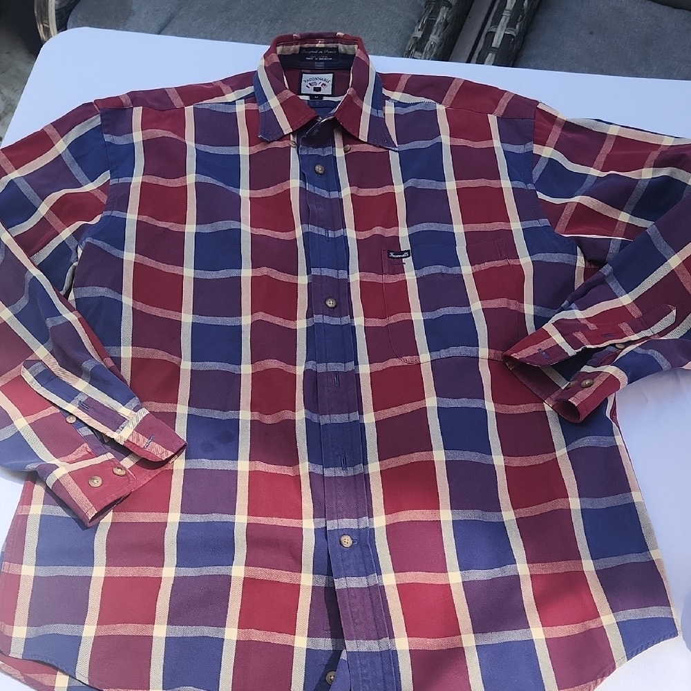 Faconnable Classic Plaid Men's Shirt